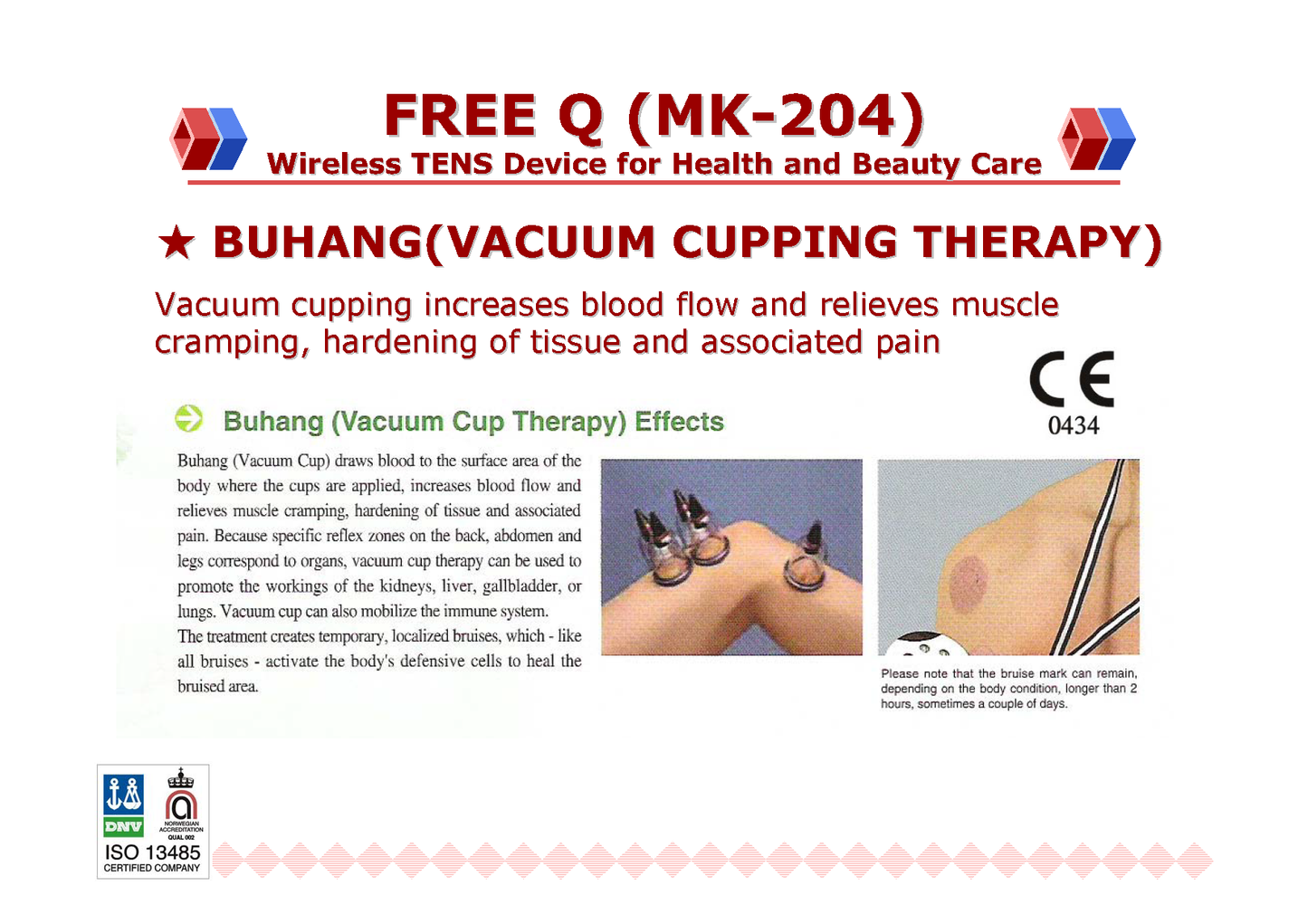 MK-204 H3 FreeQ: Wireless Multi-Functional Electrical Therapy Device