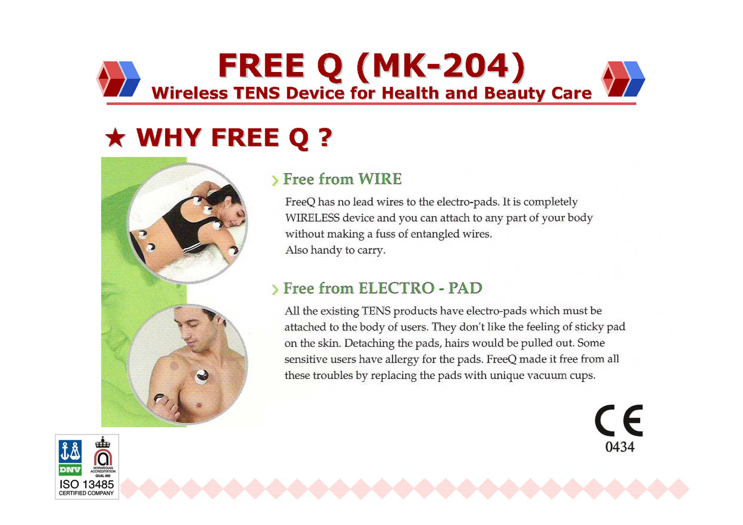 MK-204 H3 FreeQ: Wireless Multi-Functional Electrical Therapy Device