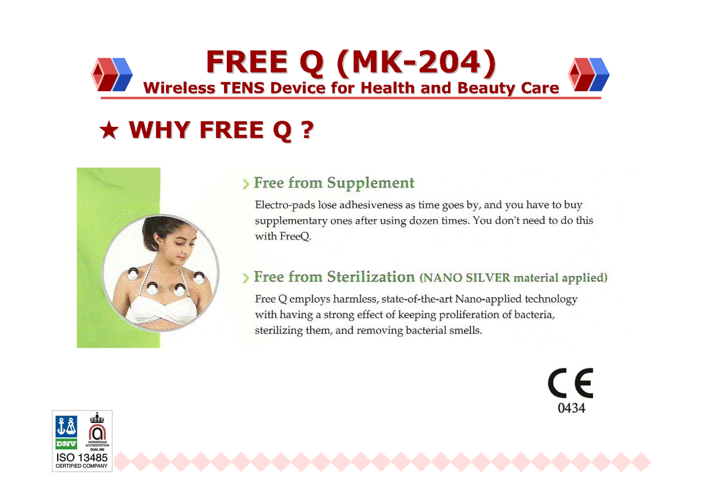 MK-204 H3 FreeQ: Wireless Multi-Functional Electrical Therapy Device