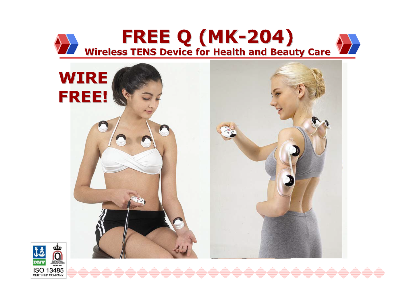 MK-204 H3 FreeQ: Wireless Multi-Functional Electrical Therapy Device