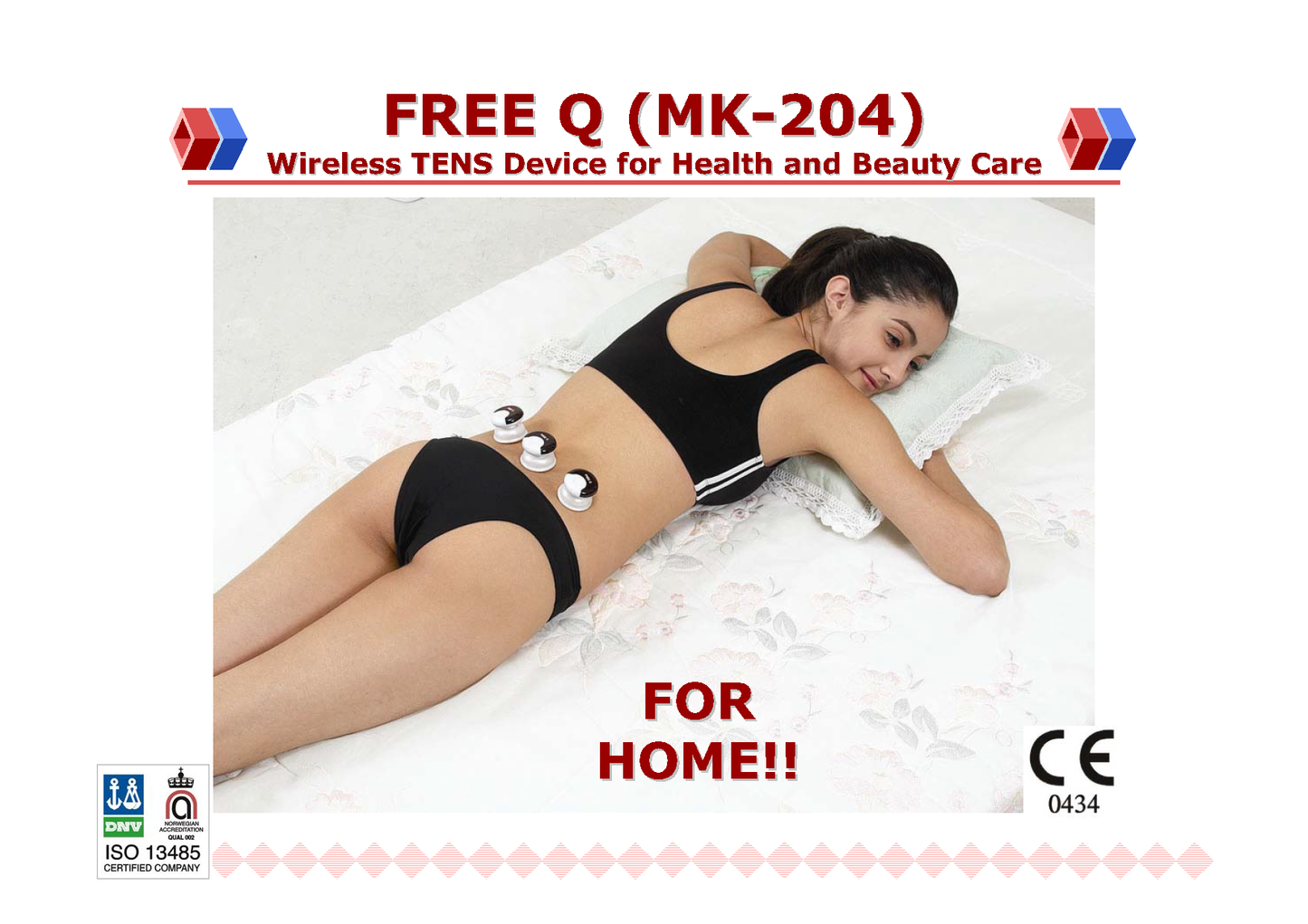 MK-204 H3 FreeQ: Wireless Multi-Functional Electrical Therapy Device