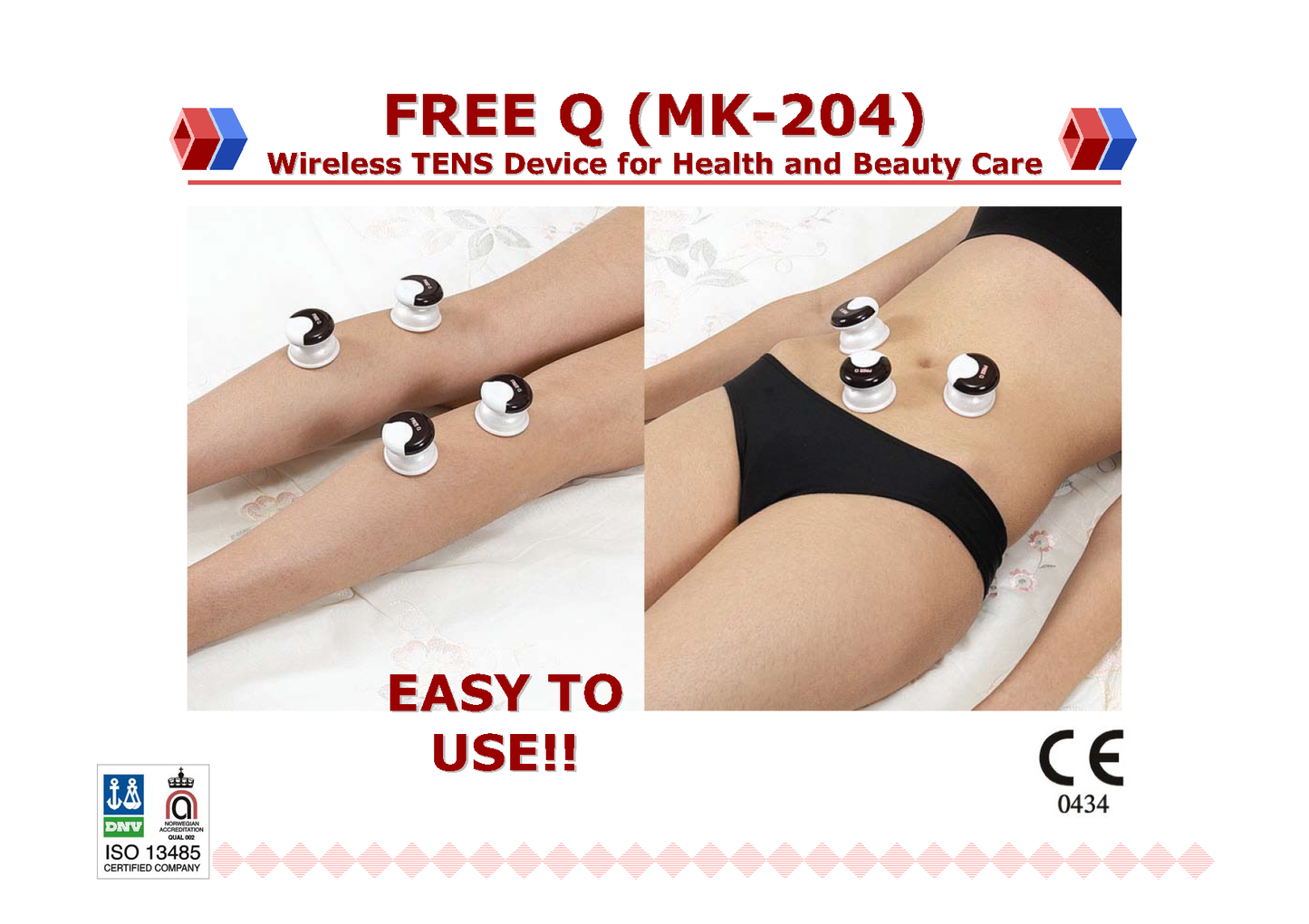 MK-204 H3 FreeQ: Wireless Multi-Functional Electrical Therapy Device