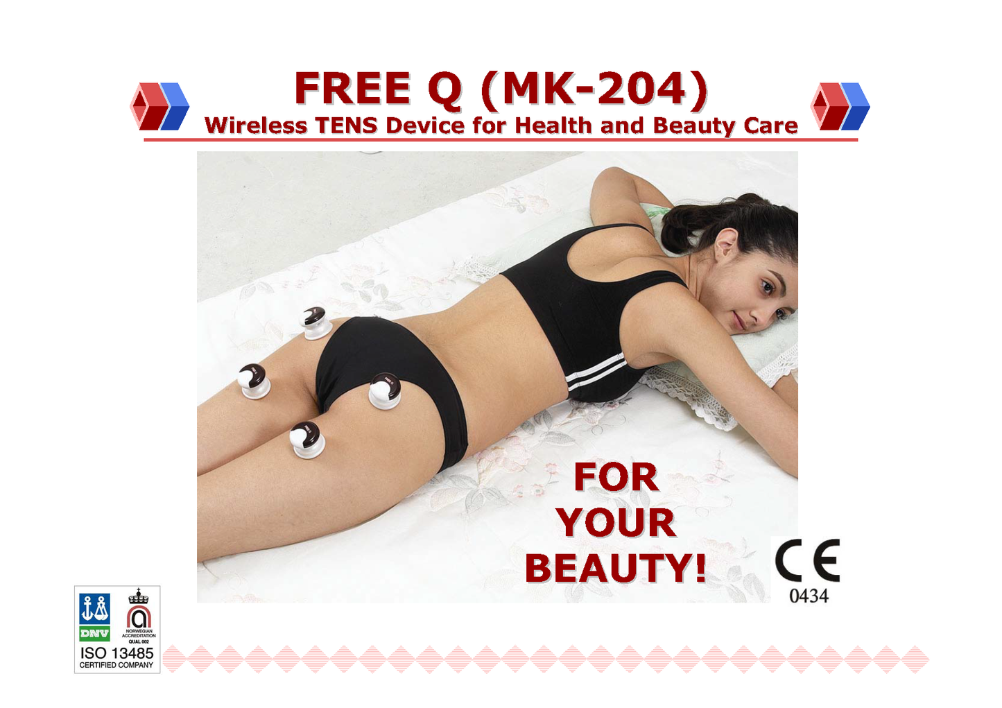 MK-204 H3 FreeQ: Wireless Multi-Functional Electrical Therapy Device