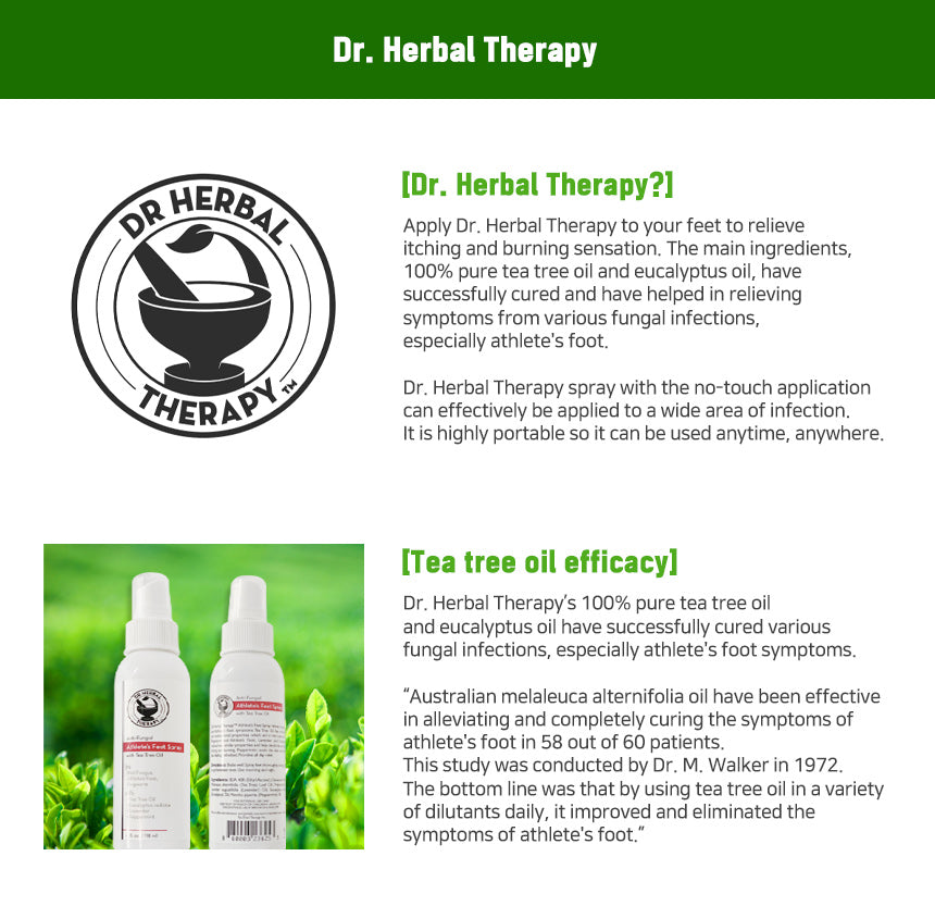 3+1 Bundle Dr. Herbal Therapy Anti-Fungal Athlete's Foot Spray + Antiseptic Cream