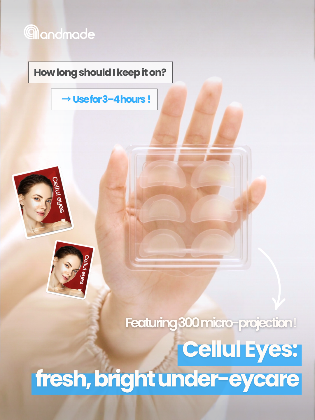 Cellul Eyes — Next-Generation Hydrogel Microneedle Eye Patch